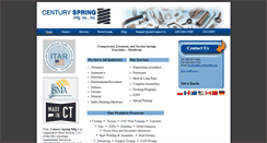 Desktop Screenshot of centuryspringmfg.com